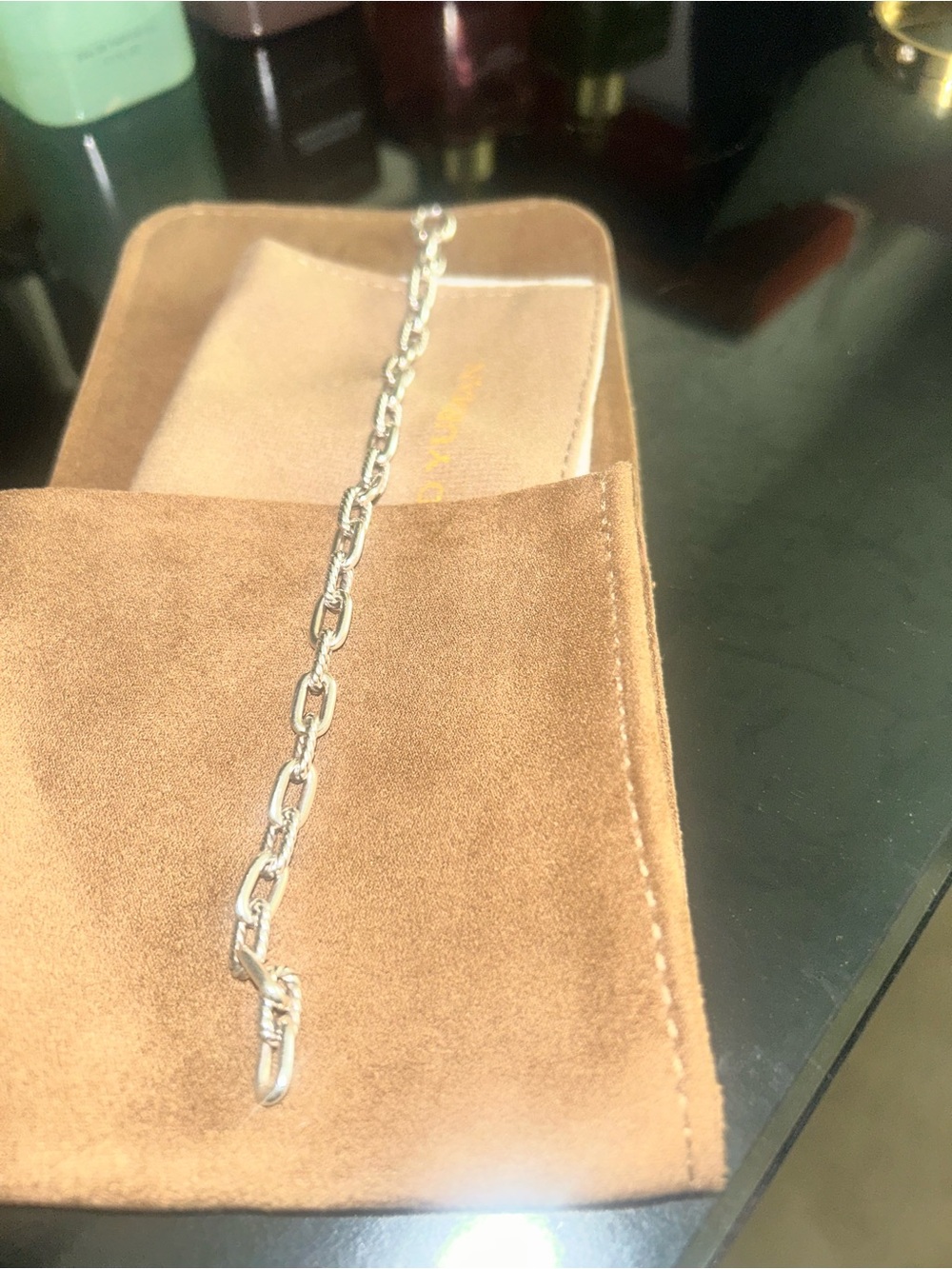 David Yurman Women Sterling Silver Link Bracelets — Polished Silver Set - Picture 5 of 7